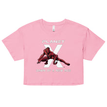 Load image into Gallery viewer, Planet X | Lotus Creature | Women's Crop Top