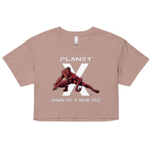Load image into Gallery viewer, Planet X | Lotus Creature | Women's Crop Top
