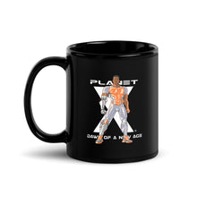 Load image into Gallery viewer, Planet X | Calvin Davis | Black Flowcode Glossy Mug
