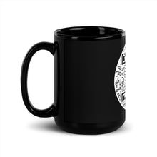 Load image into Gallery viewer, Planet X | Calvin Davis | Black Flowcode Glossy Mug
