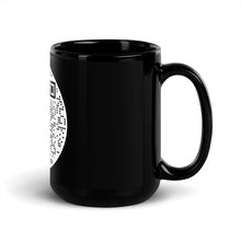 Load image into Gallery viewer, Planet X | Calvin Davis | Black Flowcode Glossy Mug
