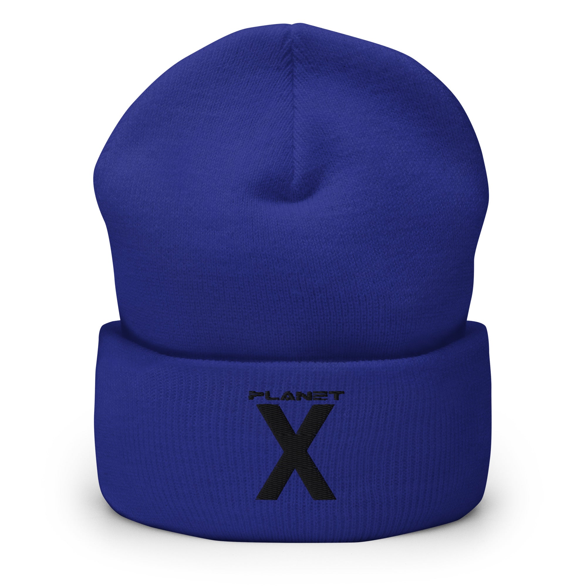 Planet X | Cuffed Beanie (Black Logo) – Digital Broadcasting