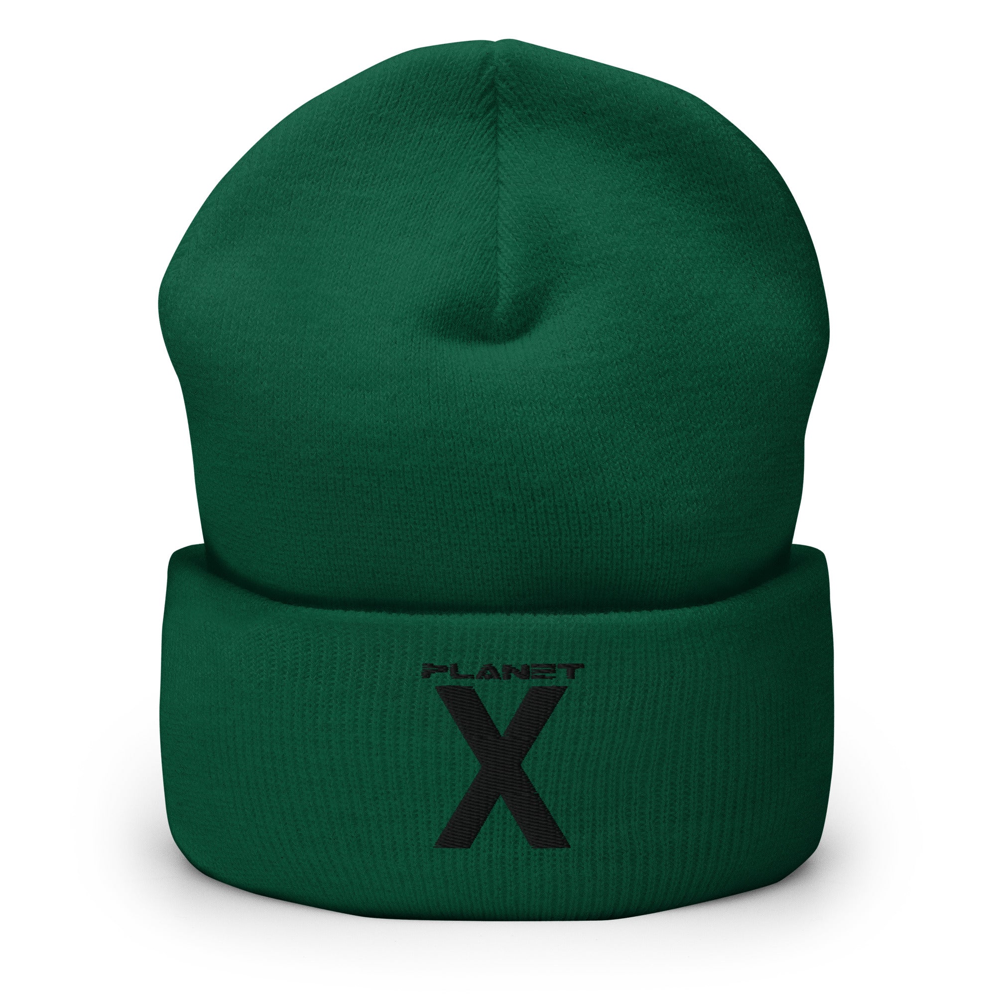 Planet X | Cuffed Beanie (Black Logo) – Digital Broadcasting