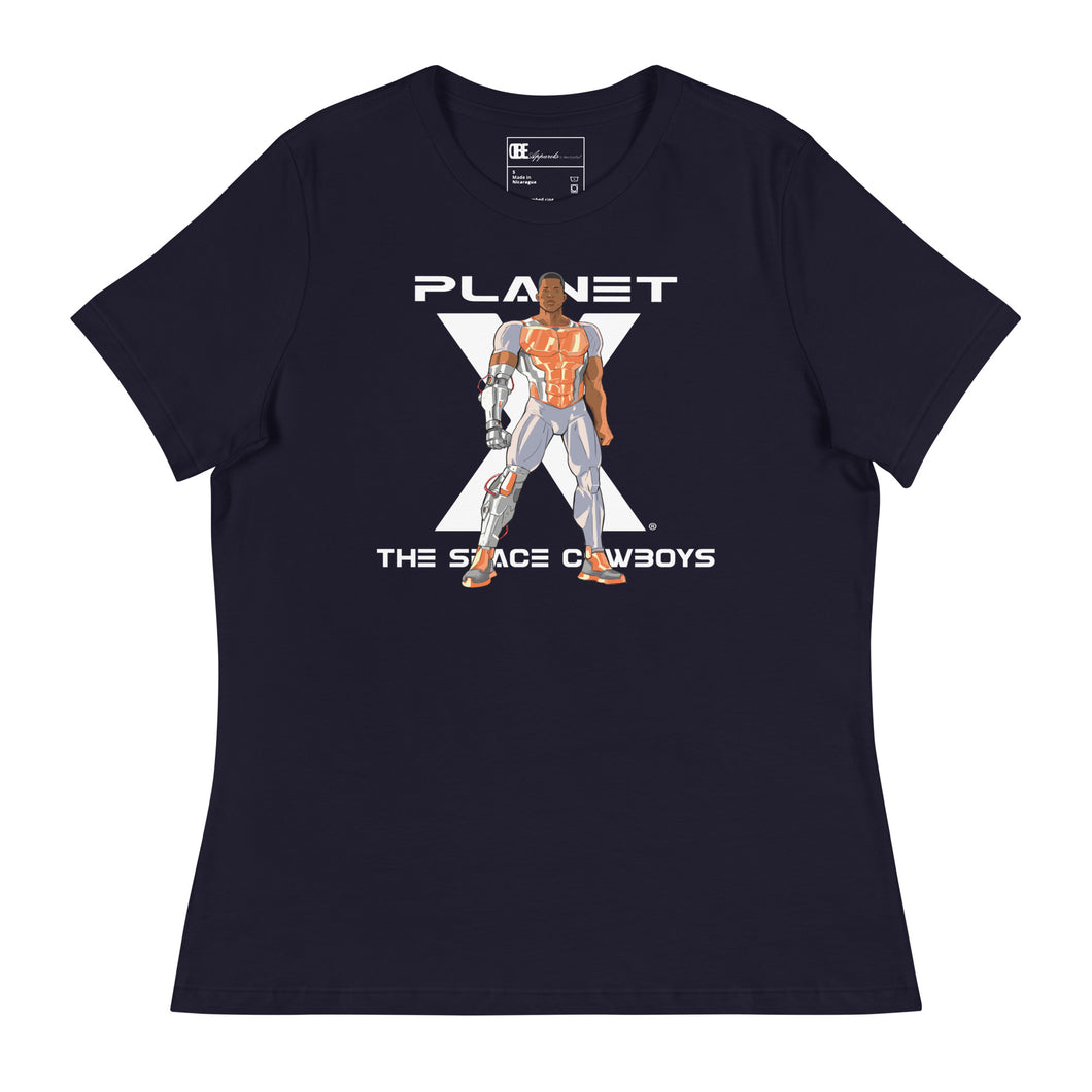 Planet X | Calvin Davis | Women's Relaxed T-Shirt
