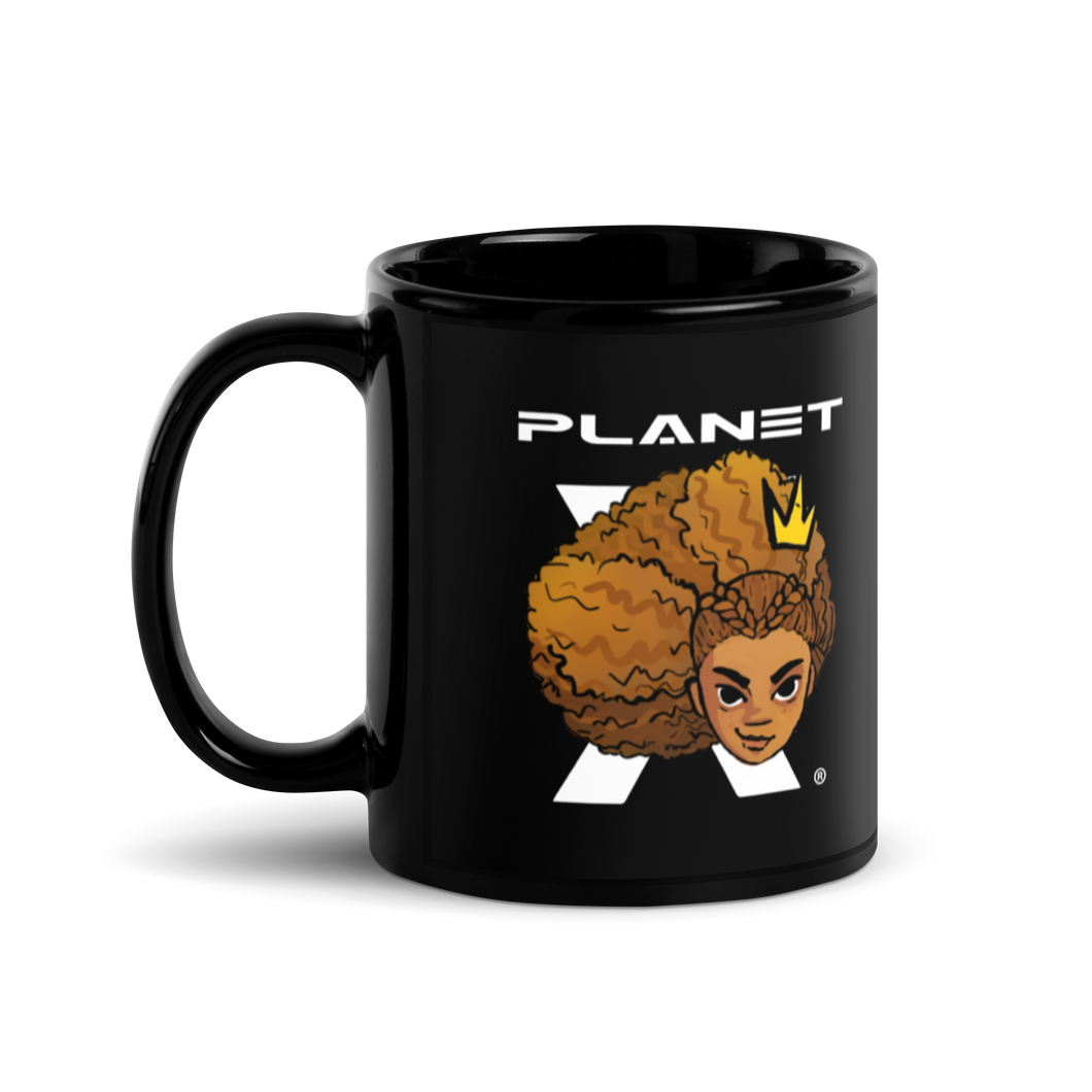 Planet X | Skylar Davis | Black Glossy Mug