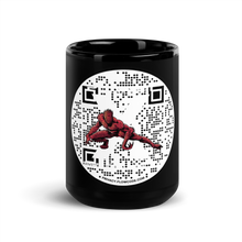 Load image into Gallery viewer, Planet X | Lotus Creature | Black Flowcode Glossy Mug
