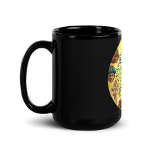 Load image into Gallery viewer, Planet X | Alchemist Ayers | Black Glossy Flowcode QR Code Mug
