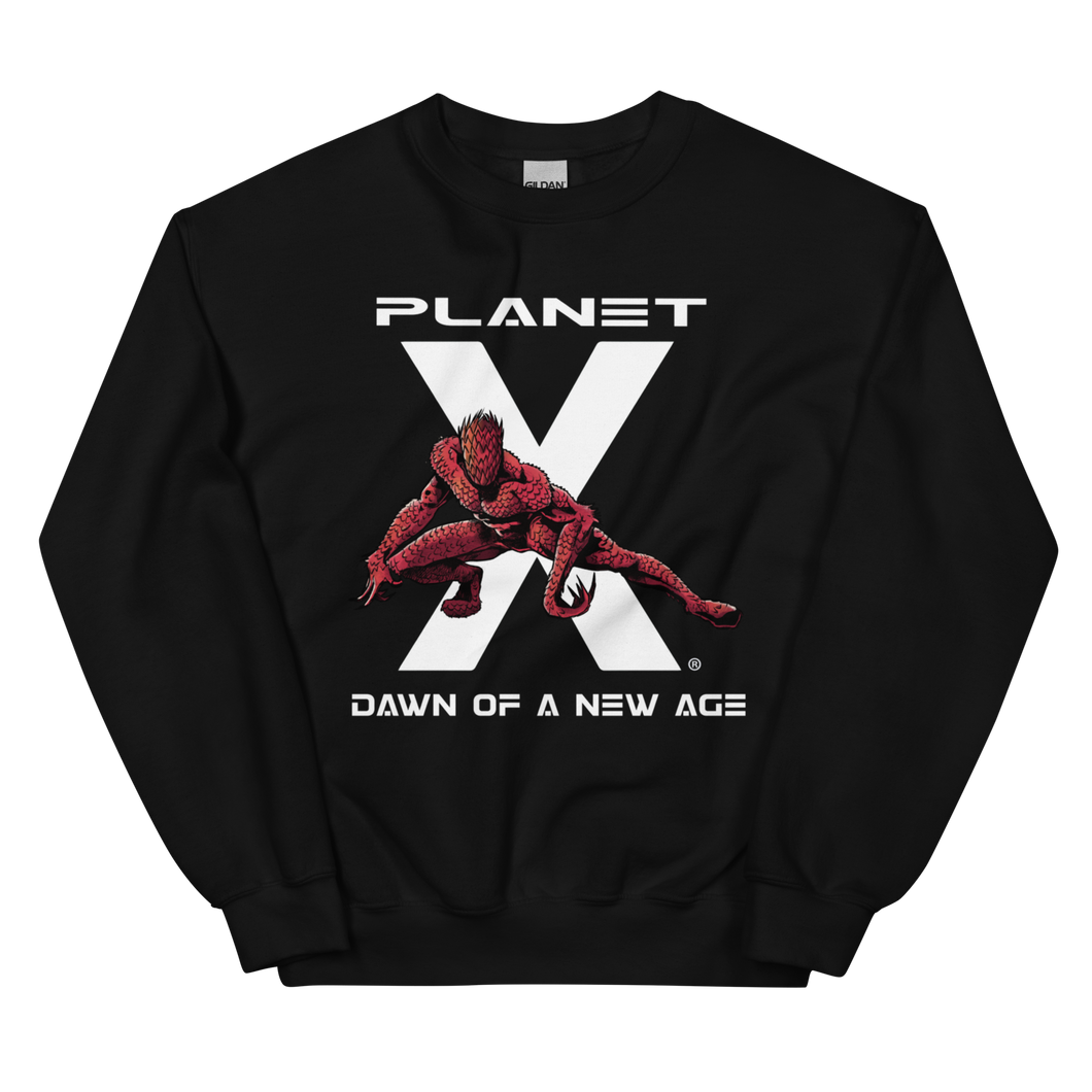 Planet X | Lotus Creature | Unisex Crew Neck Sweatshirt