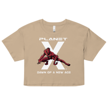 Load image into Gallery viewer, Planet X | Lotus Creature | Women&#39;s Crop Top
